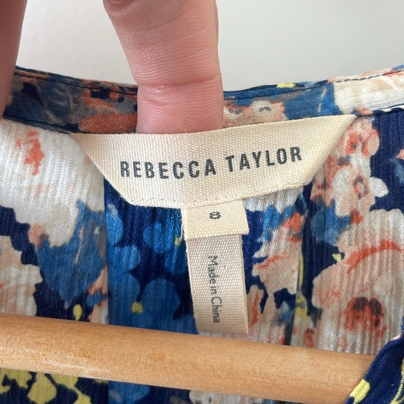 Rebecca Taylor Silk Button-Up Blouse - Picture 2 of 4